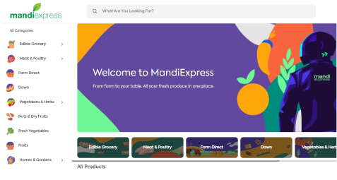 mandi express front page
